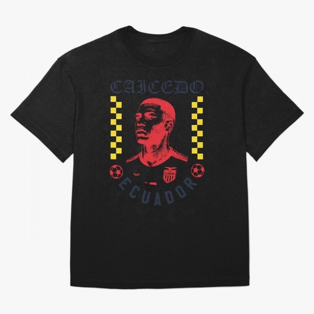 Caicedo Ecuador Soccer Star Retro Football Fan Design Classic T-Shirt Turn Up for Global Football Passion for FIFA World Cup 2026 Group Stage, Built around Messi, Neymar and Mbappe, Brazil, Portugal and Argentina, Stadium Memories, Football