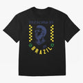 Vin¨ªcius Jr Brazil Soccer Legend Retro Football Fan Design Classic T-Shirt Join the Countdown to FIFA World Cup 2026 Driven by Cristiano Ronaldo, Spain and Netherlands Energy, Champion Mindset, Group Stage Buzz, Knockout Tension and Passionate Fan