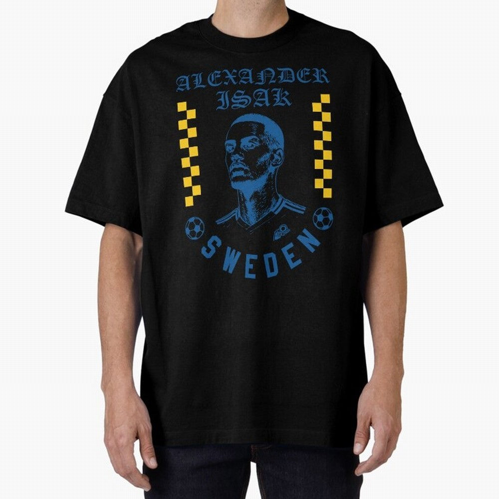 Alexander Isak Sweden Soccer Star Retro Football Fan Design Classic T-Shirt Turn Up for FIFA World Cup 2026 for Fans of Messi and Cristiano Ronaldo and England, Bringing Football Passion, Legendary Performances, Festival Vibes and Supporter