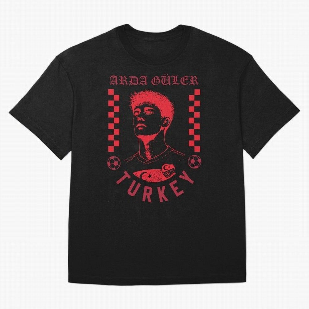 Arda G¨¹ler Turkey Soccer Legend Retro Football Fan Design Classic T-Shirt Turn Up for the FIFA World Cup 2026 Group Stage Journey through Messi and Cristiano Ronaldo Highlights, Spain Pride, Champion Mindset, Group Stage Buzz, Knockout Tension and