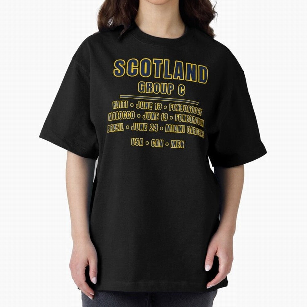 Scotland World Cup 2026 Fixtures T-Shirt ¨C Group C Football Shirt Classic T-Shirt Relive the FIFA World Cup 2026 Group Stage Journey through Mbappe and Neymar Highlights, France and Portugal Pride, Fan Favorite Moments, National Team Passion, Big