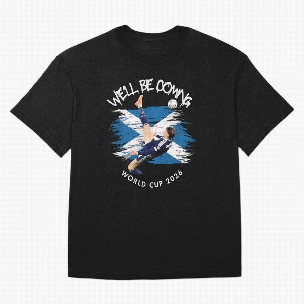 We'll be coming 2026 - Scotland World Cup 2026 ¨C Tartan Army Returns Classic T-Shirt Join FIFA World Cup 2026 USA Canada Mexico Connected to Haaland, Portugal, Spain and Germany Energy, Vintage Soccer Flavor, Modern Football Stars, National Flags