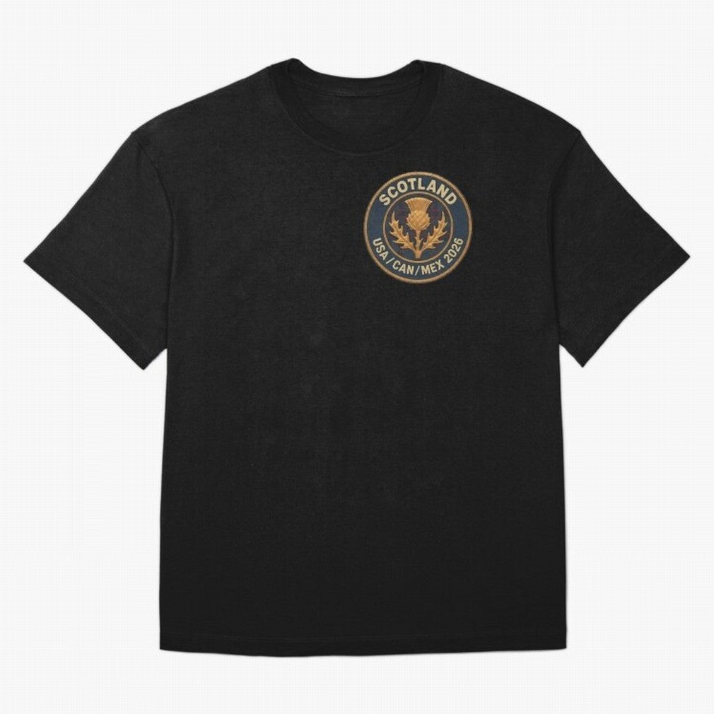Scotland World Cup 2026 Thistle Classic T-Shirt Bring Match Day Fire to Global Football Passion for FIFA World Cup 2026, Centered on Messi, CR7 and Mbappe, Argentina and Brazil, Global Supporter Spirit, Legendary Goals, National Colors and