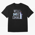 Scotland Football, Tartan Army ¡°We¡¯ll Be Coming¡±, Funny Statue of Liberty Classic T-Shirt Bring International Match Energy to Global Football Passion for FIFA World Cup 2026, Celebrating Neymar, Haaland and Cristiano Ronaldo, Netherlands,