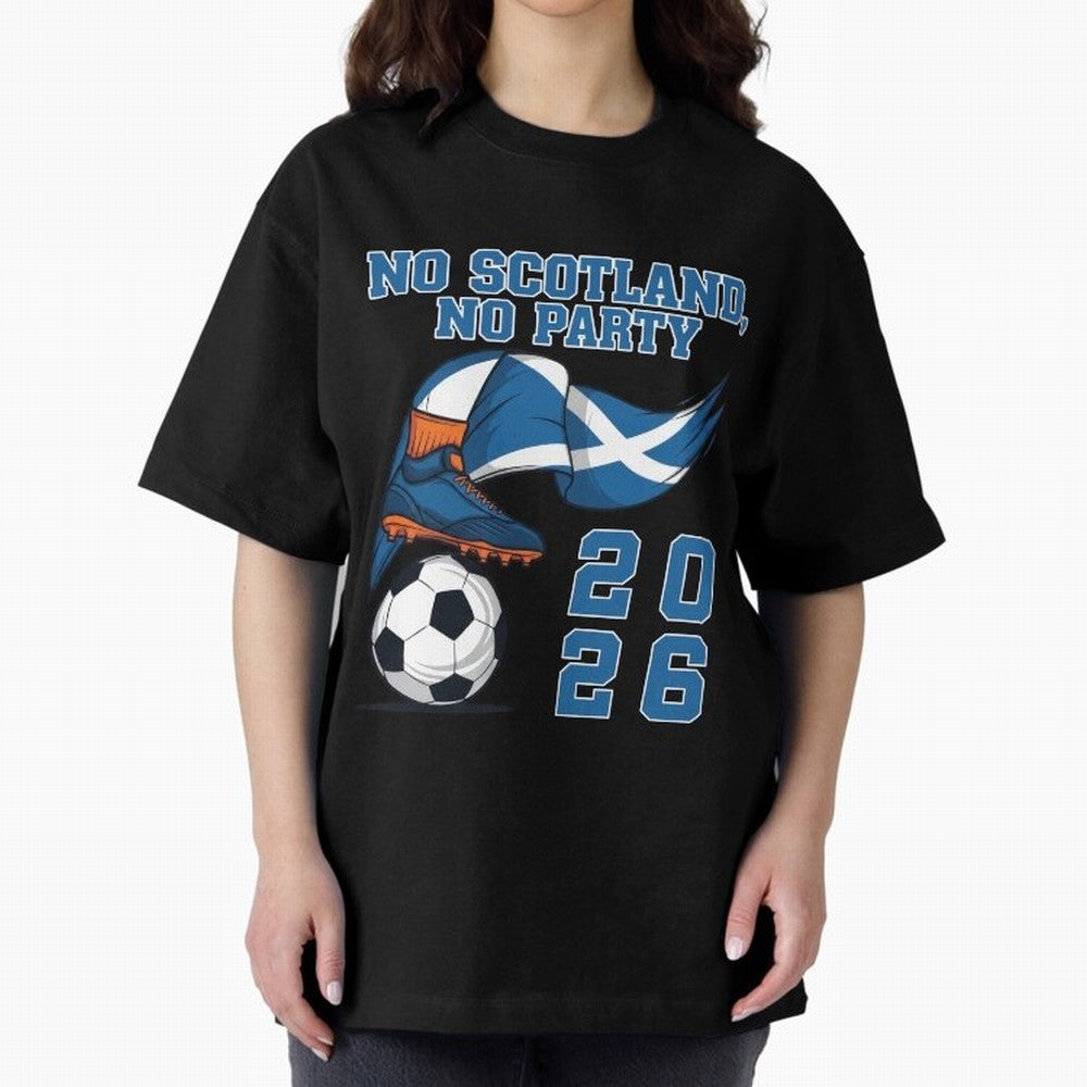 No Scotland, No Party, Scottish, Tartan Army - World Cup 2026 Classic T-Shirt Honor the Beautiful Game during FIFA World Cup 2026 Spirit, with Netherlands, Messi, Neymar and Mbappe, Sports Nostalgia, International Competition, Famous Players and