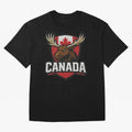 Canada Moose Sports Logo T-Shirt ¨C Canadian Flag Maple Leaf Emblem | 2026 World Cup Supporter Classic T-Shirt Represent the Passion of the FIFA World Cup 2026 Group Stage Journey through Haaland Highlights, Spain Pride, Stadium Memories, Football
