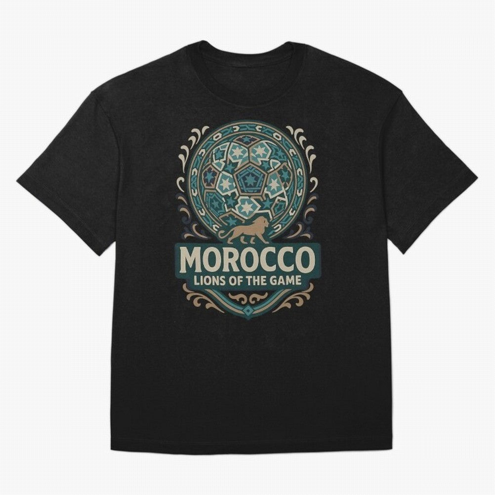 Morocco Lions Of The Game Classic T-Shirt Make Every Match About the FIFA World Cup 2026 Group Stage Journey through Cristiano Ronaldo, Haaland and CR7 Highlights, Portugal, Spain and Germany Pride, Football History, Final Match Energy, Crowd Noise