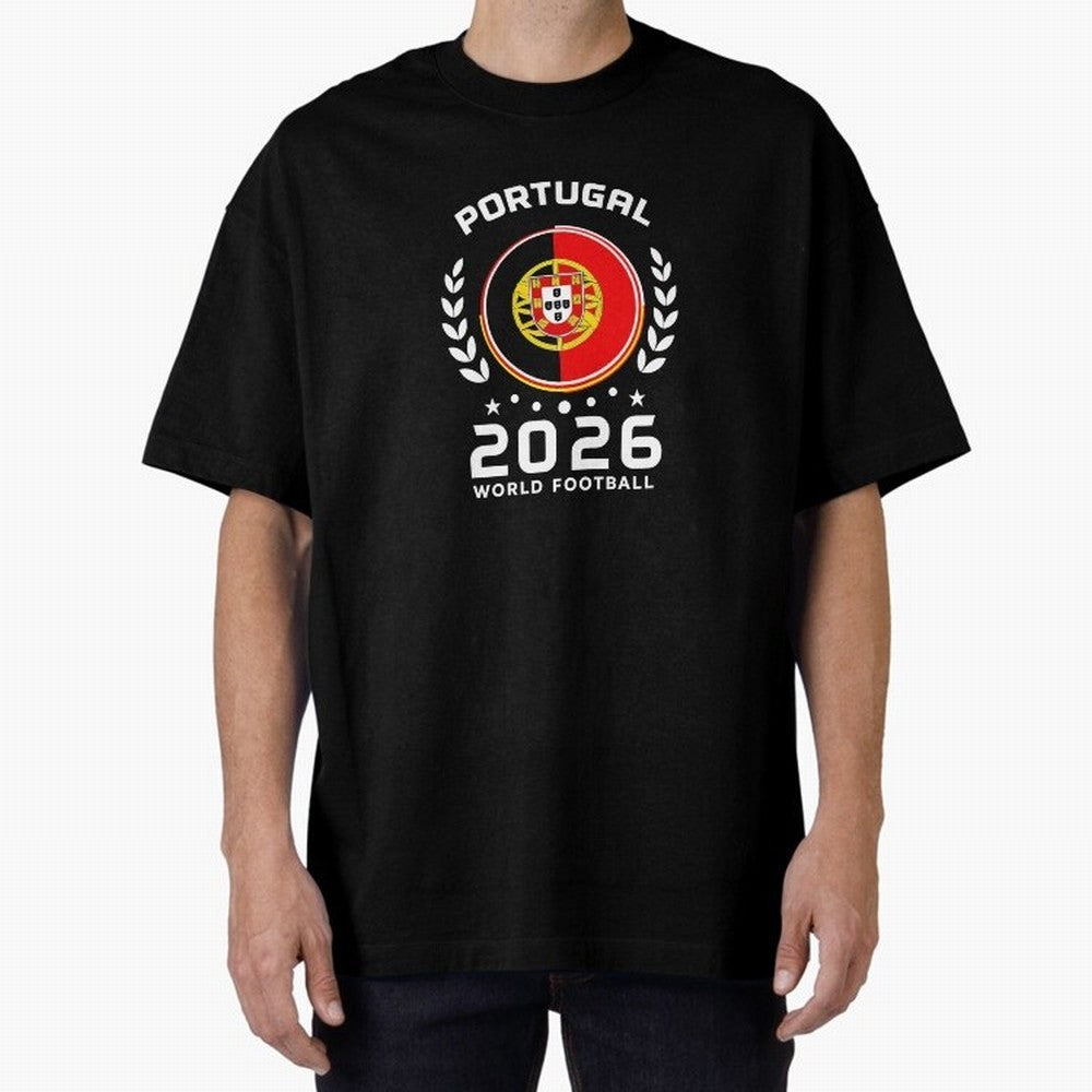 Portugal 2026 World Football Soccer Fan Design T-Shirt_87038236 Classic T-Shirt Build FIFA World Cup 2026 Group Stage for Fans of Messi, Neymar and Mbappe and Argentina, Bringing Championship Spirit, Famous Goals, Roaring Crowds and International