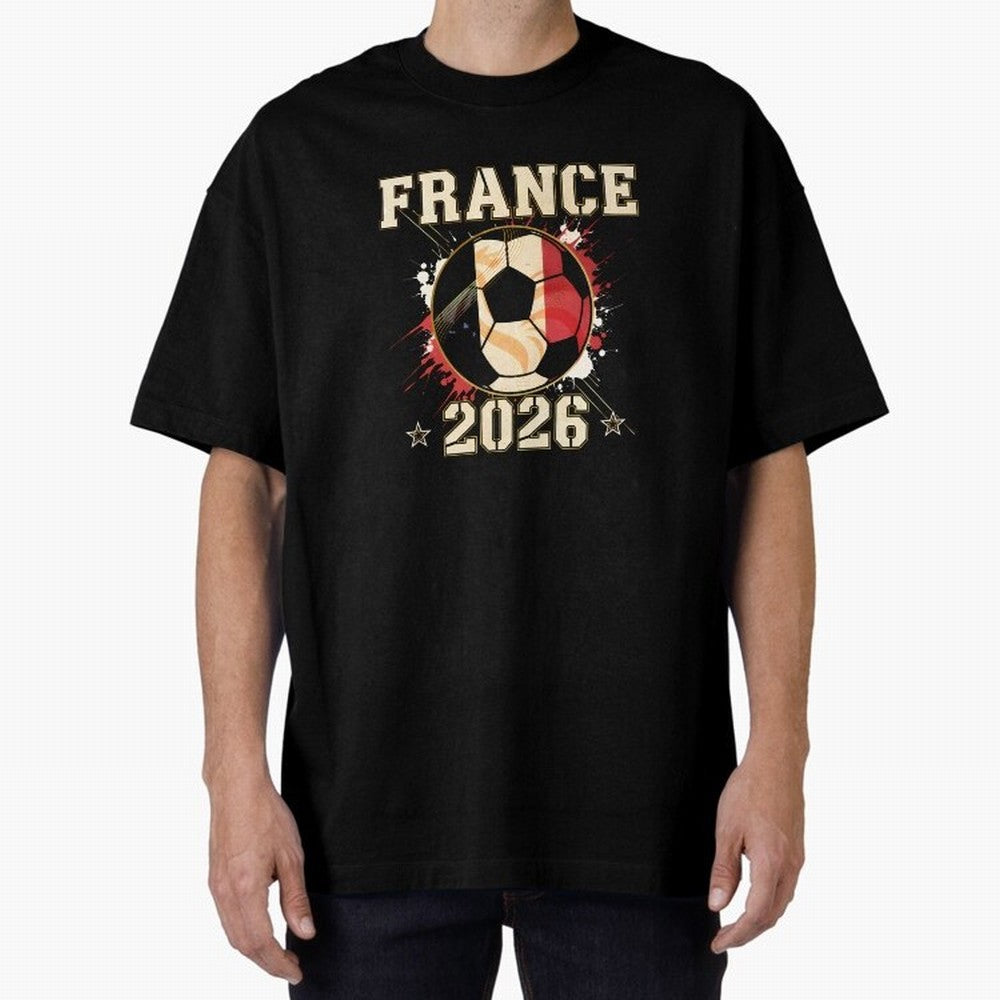 Front Print France Soccer World Cup 2026 - French Fan Gift T-Shirt_84561762 Classic T-Shirt Honor Champions and Dreams in the FIFA World Cup 2026 Group Stage Journey through Cristiano Ronaldo Highlights, France and Portugal Pride, Championship