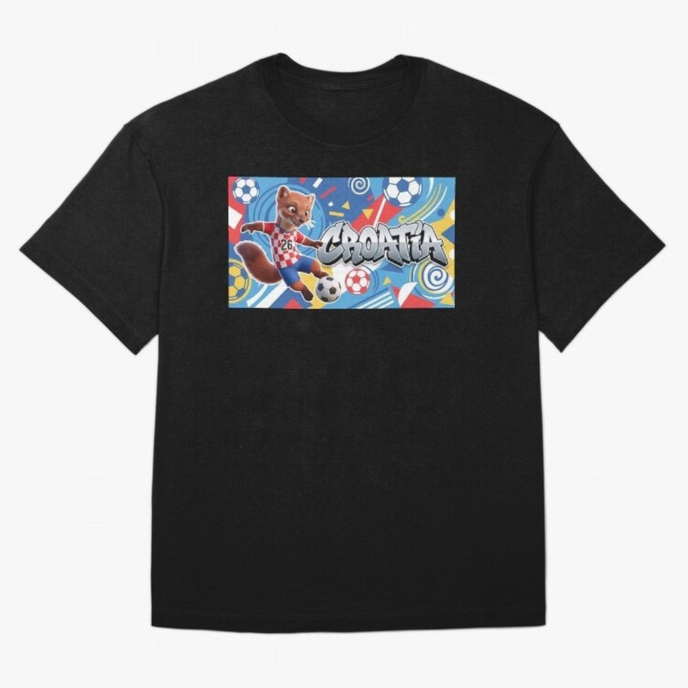 World Cup 2026 Croatia Soccer Team Fan Art Classic T-Shirt Relive Legendary Nights from FIFA World Cup 2026 Group Stage Spirit, Connected to France and Portugal, Neymar, Supporter Pride, Iconic Celebrations, Legendary Names and Global Match Day