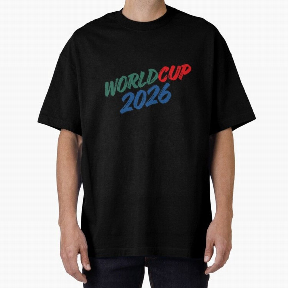 World Cup 2026 Oversized T-Shirt Keep Football History Alive during FIFA World Cup 2026 for Fans of Mbappe and France and Portugal, Bringing Football Passion, Legendary Performances, Festival Vibes and Supporter Community; Made for Die Hard