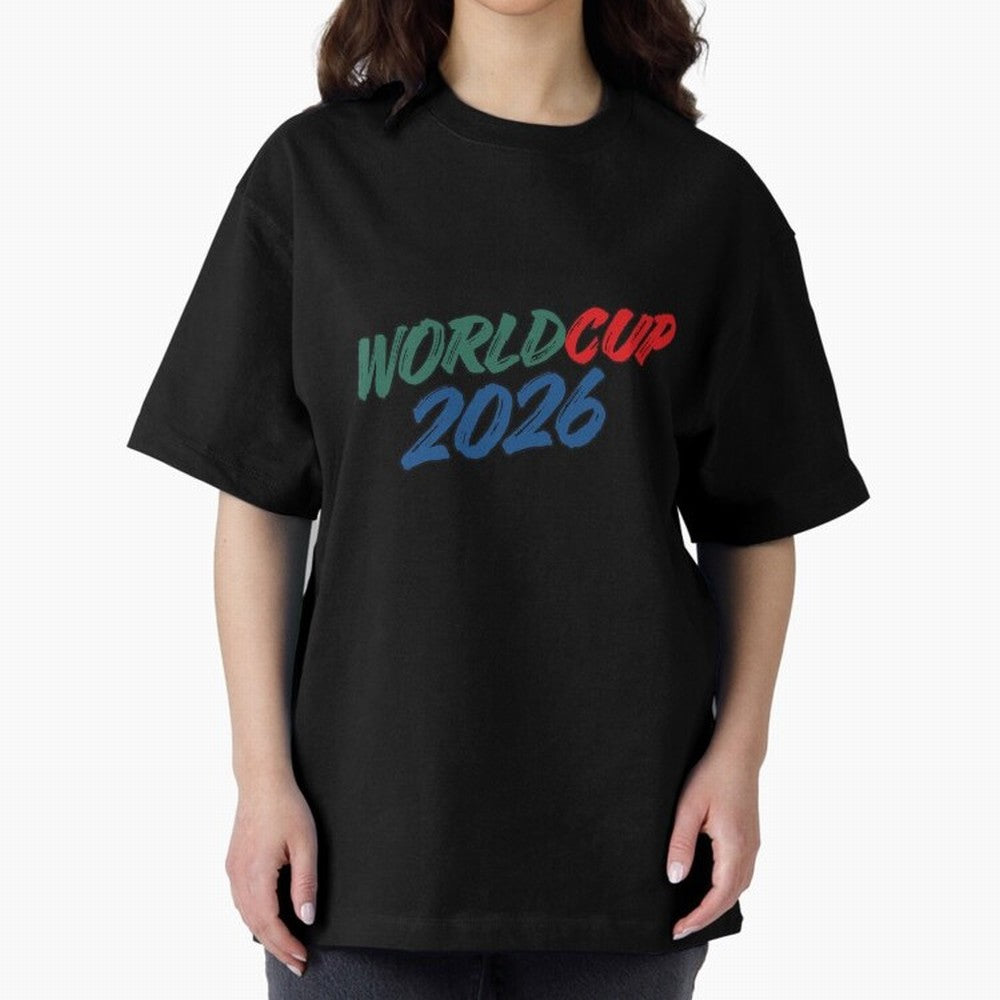 World Cup 2026 Oversized T-Shirt Keep Football History Alive during FIFA World Cup 2026 for Fans of Mbappe and France and Portugal, Bringing Football Passion, Legendary Performances, Festival Vibes and Supporter Community; Made for Die Hard