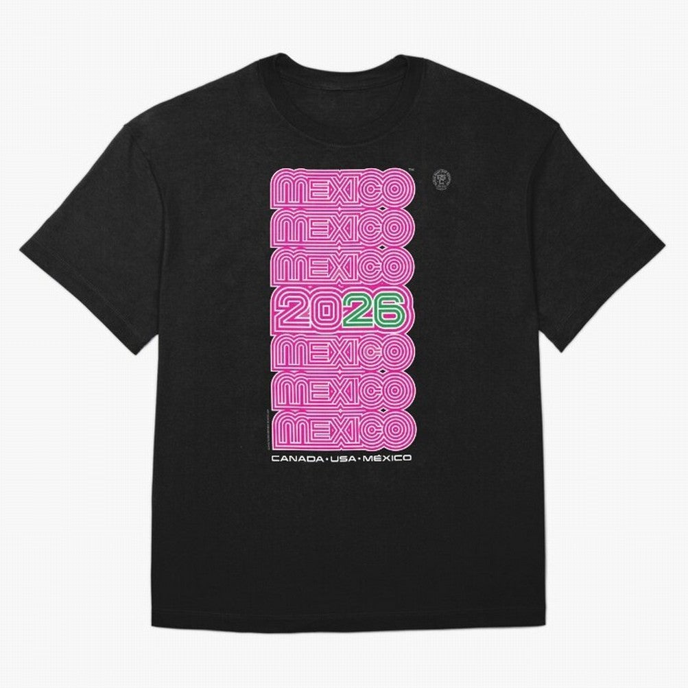 Mexico Retro Soccer 26 ¨C Canada USA Mexico 26¨C Bold Vintage Typography Oversized T-Shirt Show Match Day Excitement for FIFA World Cup 2026 Group Stage Spirit, Connected to Brazil, CR7, Classic Soccer Heritage, Championship Pressure, Fan Loyalty