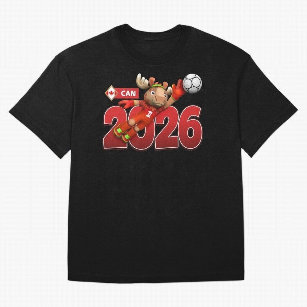 2026 World Cup Canada Oversized T-Shirt Enjoy the Biggest Football Party of FIFA World Cup 2026 USA Canada Mexico for Fans of Mbappe and Neymar and England, France and Netherlands, Bringing Game Day Rituals, Football Legends, Country Pride and the
