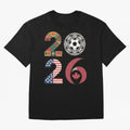 2026 Football Countries Oversized T-Shirt Refresh FIFA World Cup 2026 Driven by Messi and Cristiano Ronaldo, Portugal Energy, Classic Soccer Heritage, Championship Pressure, Fan Loyalty and International Pride; Ideal for Football Dads, Football