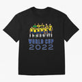 World Cup 2022 Oversized T-Shirt Capture Stadium Memories from Global Football Passion for FIFA World Cup 2026 Group Stage, Featuring Cristiano Ronaldo, Haaland and CR7, Brazil, Portugal and Argentina, Fan Favorite Moments, National Team Passion,