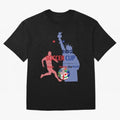 2026 Soccer Cup One Game One Passion One World Sports Fan Design Oversized T-Shirt Represent Global Football Passion for FIFA World Cup 2026, Capturing Messi and Cristiano Ronaldo, Netherlands, Worldwide Fan Energy, Dramatic Goals, Stadium Lights