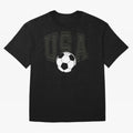 USA soccer ball American world cup 2026 fan Oversized T-Shirt Bring Home FIFA World Cup 2026 USA Canada Mexico for Fans of Neymar, Haaland and Cristiano Ronaldo and France, Bringing Worldwide Fan Energy, Dramatic Goals, Stadium Lights and