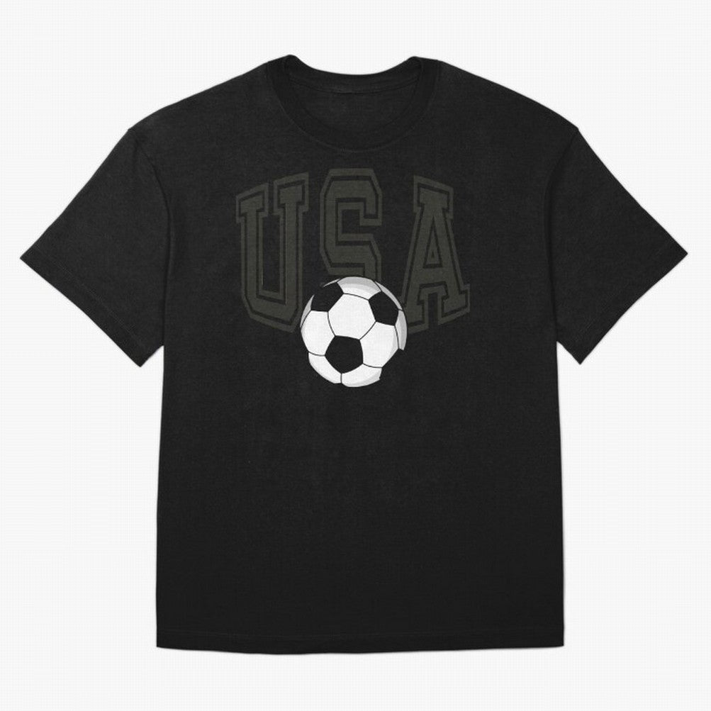 USA soccer ball American world cup 2026 fan Oversized T-Shirt Bring Home FIFA World Cup 2026 USA Canada Mexico for Fans of Neymar, Haaland and Cristiano Ronaldo and France, Bringing Worldwide Fan Energy, Dramatic Goals, Stadium Lights and