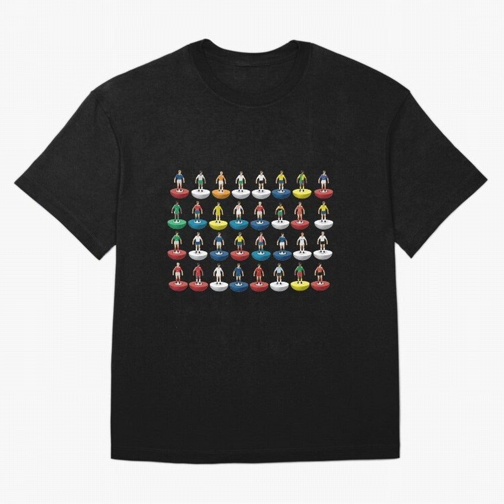 World Subbuteo players Oversized T-Shirt Relive FIFA World Cup 2026 USA Canada Mexico with CR7, Brazil, Portugal and Argentina Energy, Supporter Pride, Iconic Celebrations, Legendary Names and Global Match Day Energy; Ideal for Passionate Fans Who