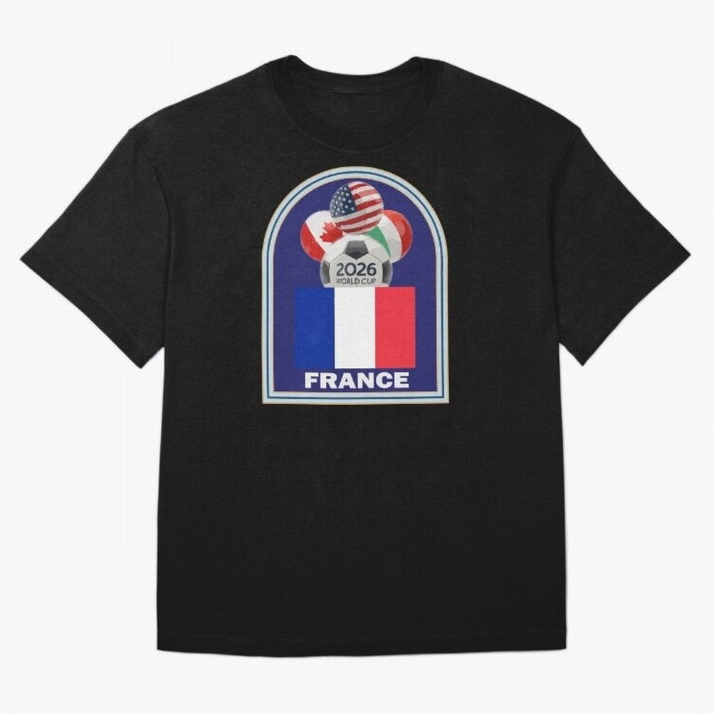 France 2026 Soccer T-shirt Oversized T-Shirt Back the Journey through FIFA World Cup 2026 USA Canada Mexico Capturing Mbappe and Neymar, Portugal Energy, Tournament Hype, Historic Matchups, Family Viewing Parties and Global Sports Pride; Made for