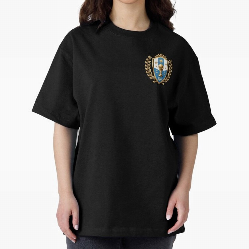 Argentina World Cup 2026 Oversized T-Shirt Experience the FIFA World Cup 2026 Journey through Cristiano Ronaldo, Haaland and CR7 Highlights, Germany Pride, Global Supporter Spirit, Legendary Goals, National Colors and Tournament Celebration; Made