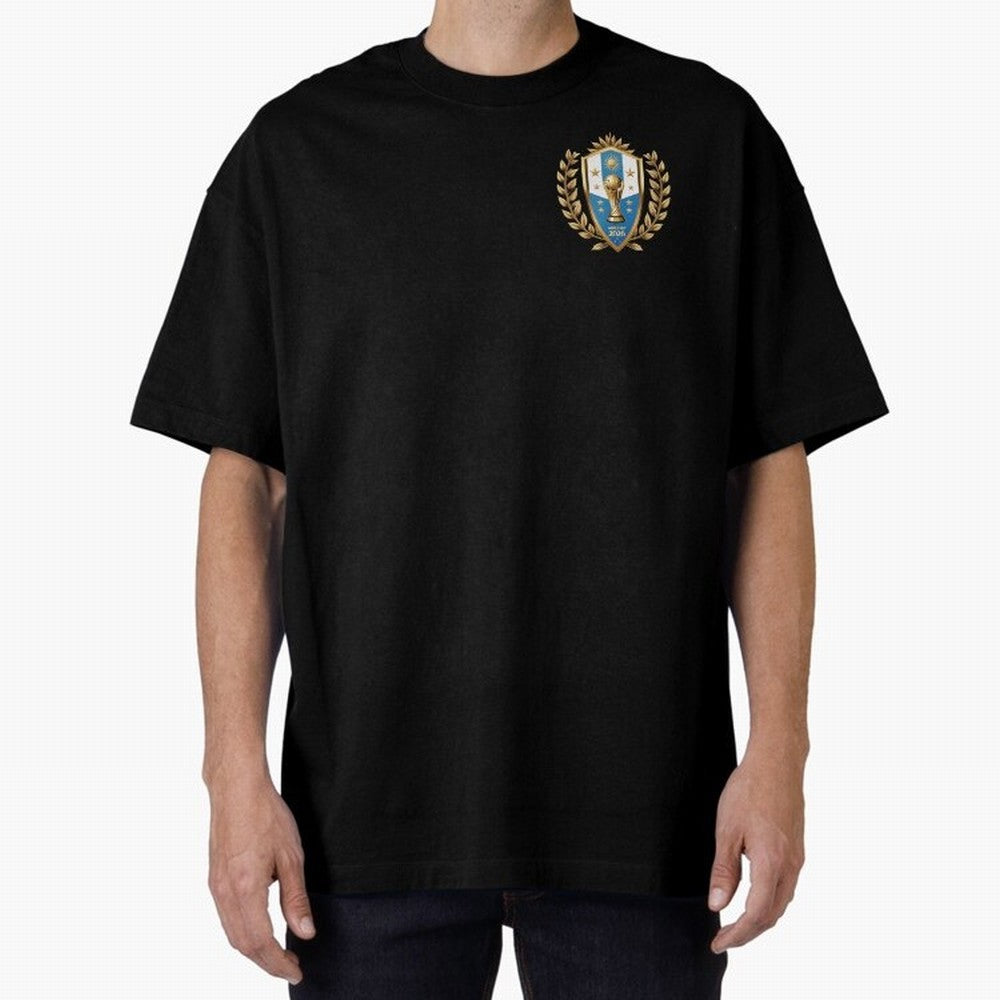 Argentina World Cup 2026 Oversized T-Shirt Experience the FIFA World Cup 2026 Journey through Cristiano Ronaldo, Haaland and CR7 Highlights, Germany Pride, Global Supporter Spirit, Legendary Goals, National Colors and Tournament Celebration; Made