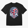 USA 2026 World Cup T-Shirt - Star Spangled Soccer Design - American Host Fan Tee Oversized T-Shirt Make Your Look Match FIFA World Cup 2026 Filled with Messi, Neymar and Mbappe, England, France and Netherlands Energy, Stadium Chants, National