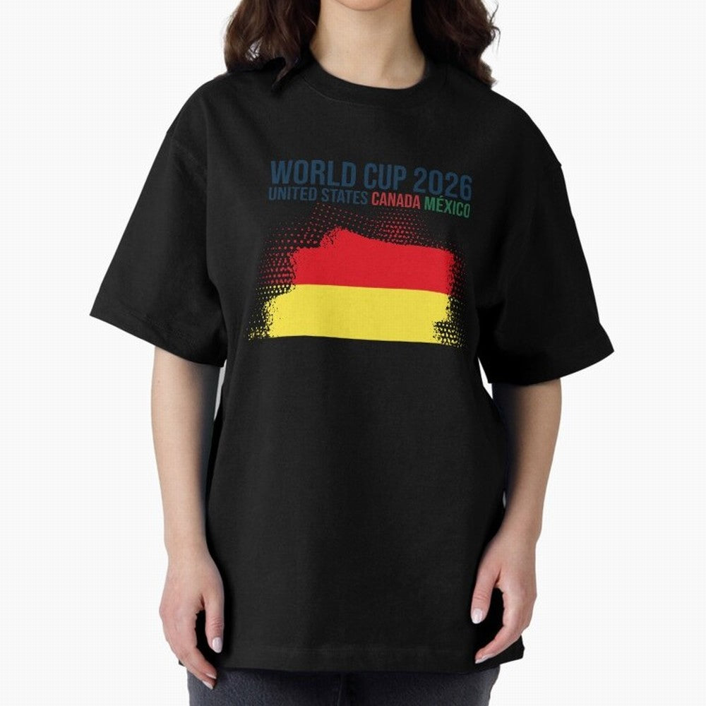 BELGIUM WORLD CUP 2026 Oversized T-Shirt Celebrate Global Passion for the FIFA World Cup 2026 USA Canada Mexico Journey through Neymar Highlights, Spain and Netherlands Pride, Football Festival Excitement, Trophy Ambitions, Country Rivalries and