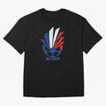 France Soccer 2026 Tricolor Burst Emblem Oversized T-Shirt Turn Football Passion into FIFA World Cup 2026 Group Stage for Fans of Messi, Neymar and Mbappe and Germany, Bringing Supporter Pride, Iconic Celebrations, Legendary Names and Global Match