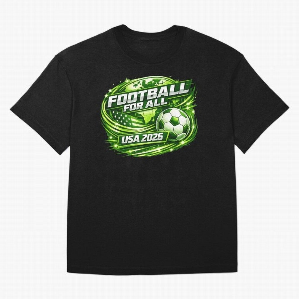 World Cup 2026 Oversized T-Shirt Celebrate the Biggest Stage of the FIFA World Cup 2026 Journey through Mbappe and Neymar Highlights, Germany Pride, Worldwide Fan Energy, Dramatic Goals, Stadium Lights and Championship Celebrations; Perfect for