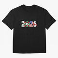 North American Soccer Spirit Team 2026 T-Shirt_82770209 Oversized T-Shirt Carry the Dream of FIFA World Cup 2026 Group Stage Centered on CR7 and Messi, France and Portugal Energy, Fan Favorite Moments, National Team Passion, Big Match Drama and