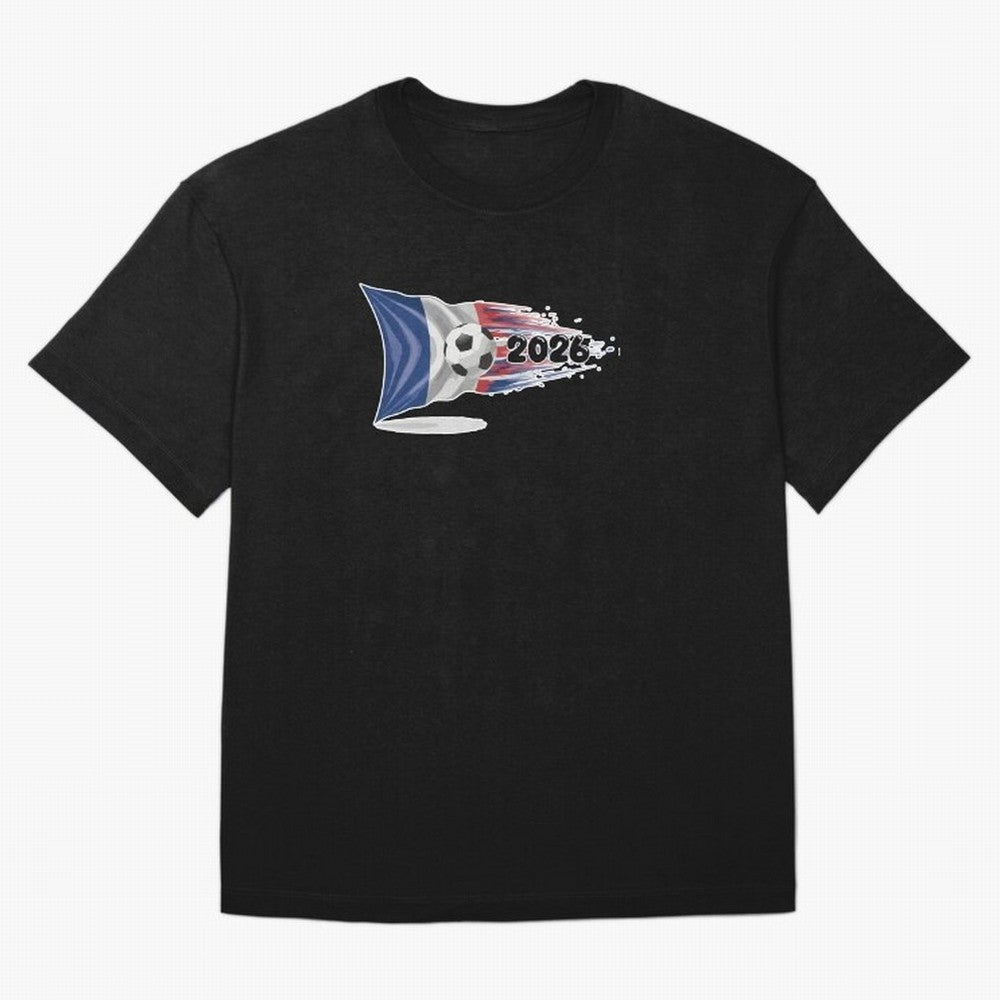 France Soccer 2026 Fan Tee: Bleu-Blanc-Rouge Flag Football Design | Perfect Gift for World Cup Fans! Oversized T-Shirt Bring World Football Passion into FIFA World Cup 2026 for Fans of Mbappe and England, France and Netherlands, Bringing Sports