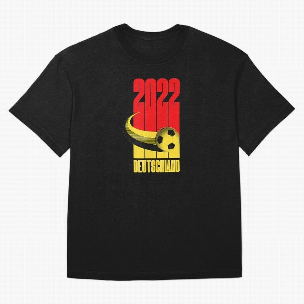 Germany 2022 Football Soccer Graphic Deutschland Oversized T-Shirt Live for the Drama of FIFA World Cup 2026 Group Stage for Fans of Mbappe and Neymar and Spain and Netherlands, Bringing Champion Mindset, Group Stage Buzz, Knockout Tension and