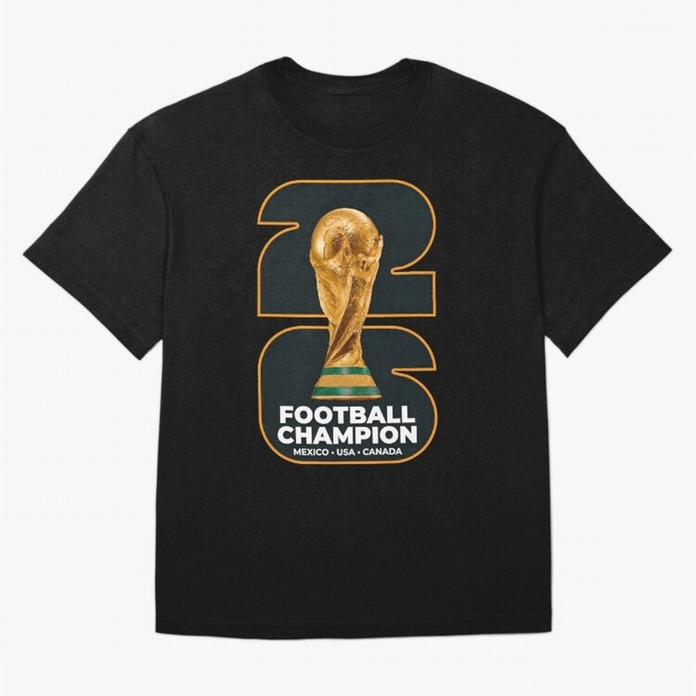 2026 Soccer Tournament Graphic - Football Champion Art Oversized T-Shirt Experience the Global Stage of Global Football Passion for FIFA World Cup 2026 USA Canada Mexico, Inspired by CR7, Brazil, Championship Spirit, Famous Goals, Roaring Crowds