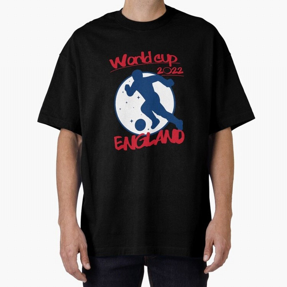 England World Cup 2022 Oversized T-Shirt Stand Proud for FIFA World Cup 2026 Capturing Neymar, Netherlands Energy, Retro Football Energy, Iconic Rivalries, Trophy Chase Drama and Stadium Atmosphere; Built for Supporters Chasing Trophy Dreams, Final