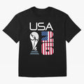 USA 2026 Soccer World Cup Trophy American Flag Design Oversized T-Shirt Capture Match Day Hype around FIFA World Cup 2026 Group Stage, Mbappe and Neymar, Brazil, Portugal and Argentina, Soccer Culture, Superstar Moments, National Team Dreams and
