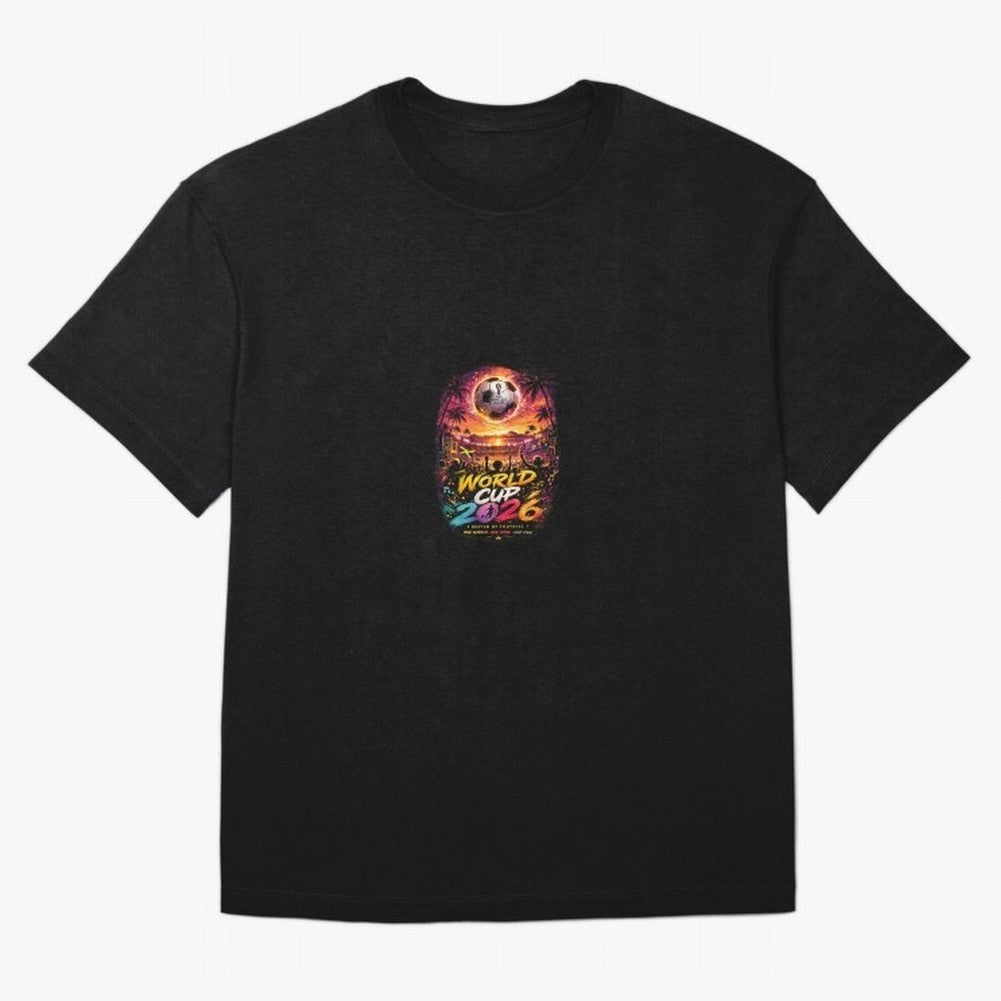 Copy of World Cup 2026 ¨C United Passion ?? | Neon Football Design Oversized T-Shirt Bring Supporter Culture to FIFA World Cup 2026 USA Canada Mexico Spirit, Made for Netherlands, Messi, Stadium Chants, National Pride, Trophy Dreams and