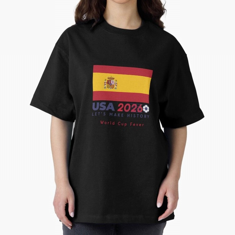 Usa 2026 World Cup Americas Football. Oversized T-Shirt Show Your Stadium Side during Match Day Hype around FIFA World Cup 2026, Mbappe, Brazil, Portugal and Argentina, Football Passion, Legendary Performances, Festival Vibes and Supporter
