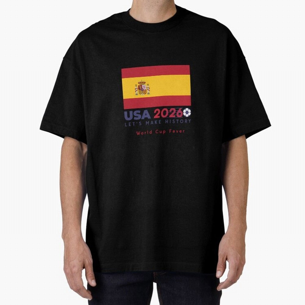 Usa 2026 World Cup Americas Football. Oversized T-Shirt Show Your Stadium Side during Match Day Hype around FIFA World Cup 2026, Mbappe, Brazil, Portugal and Argentina, Football Passion, Legendary Performances, Festival Vibes and Supporter