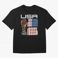 USA World Cup 2026 Host Nation Soccer Design Oversized T-Shirt Celebrate National Team Dreams in Match Day Hype around FIFA World Cup 2026 Group Stage, CR7, Spain, Championship Spirit, Famous Goals, Roaring Crowds and International Football Unity;