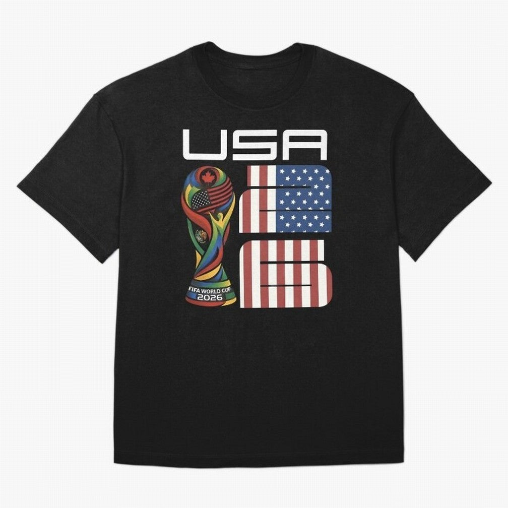USA World Cup 2026 Host Nation Soccer Design Oversized T-Shirt Celebrate National Team Dreams in Match Day Hype around FIFA World Cup 2026 Group Stage, CR7, Spain, Championship Spirit, Famous Goals, Roaring Crowds and International Football Unity;