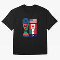 North America Football Unity 2026 Oversized T-Shirt Bring Supporter Culture to the FIFA World Cup 2026 USA Canada Mexico Journey through Messi, CR7 and Mbappe Highlights, Netherlands Pride, Soccer Culture, Superstar Moments, National Team Dreams