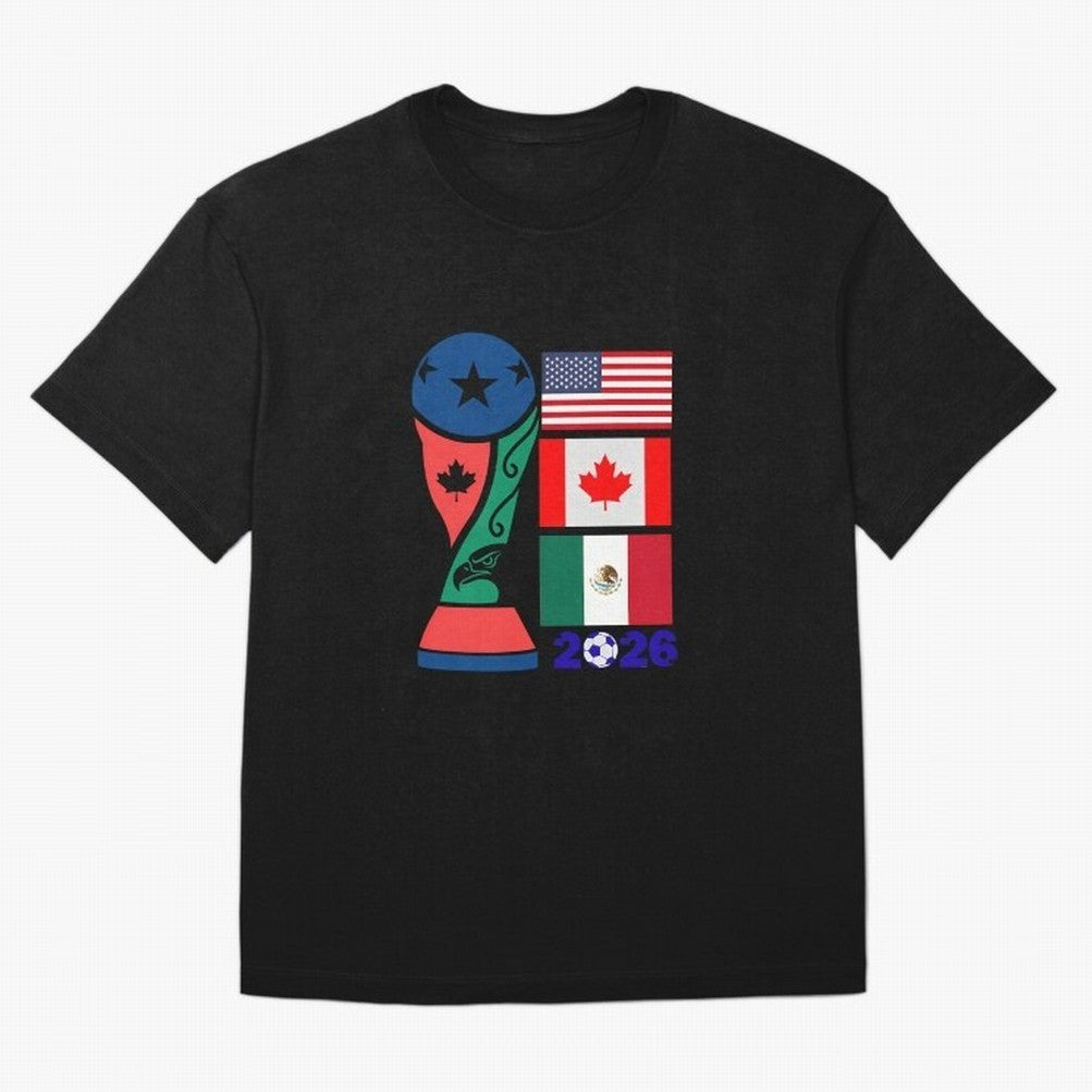 North America Football Unity 2026 Oversized T-Shirt Bring Supporter Culture to the FIFA World Cup 2026 USA Canada Mexico Journey through Messi, CR7 and Mbappe Highlights, Netherlands Pride, Soccer Culture, Superstar Moments, National Team Dreams