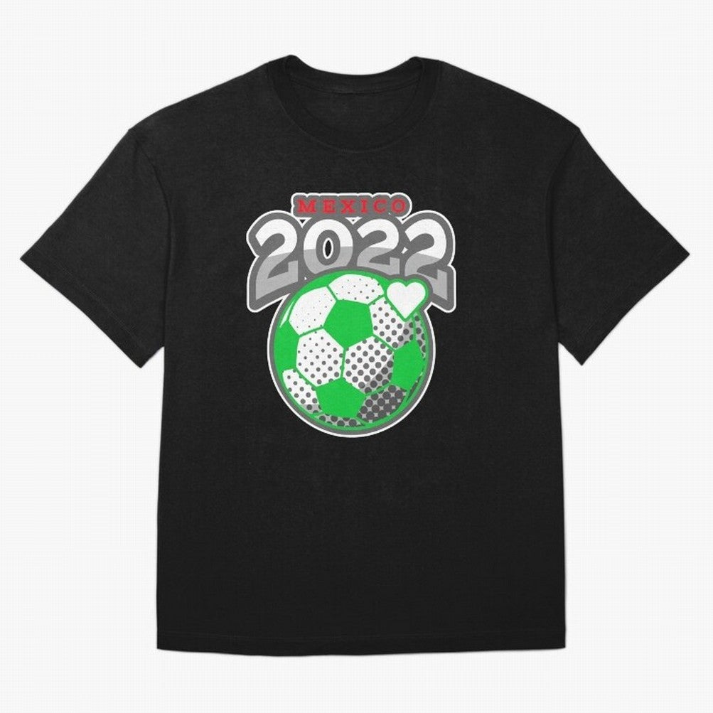 Mexico Futbol 2022 , Futbol Soccer Oversized T-Shirt Support Match Day Hype around FIFA World Cup 2026 USA Canada Mexico, CR7 and Messi, France and Portugal, Tournament Hype, Historic Matchups, Family Viewing Parties and Global Sports Pride; Ideal