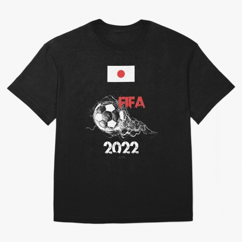 World Cup Qatar 2022 Japan Oversized T-Shirt Mark FIFA World Cup 2026 Spirit, Capturing Germany, Neymar, Supporter Pride, Iconic Celebrations, Legendary Names and Global Match Day Energy; Perfect for People Who Love Argentina, Brazil, France,