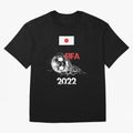 World Cup Qatar 2022 Japan Oversized T-Shirt Mark FIFA World Cup 2026 Spirit, Capturing Germany, Neymar, Supporter Pride, Iconic Celebrations, Legendary Names and Global Match Day Energy; Perfect for People Who Love Argentina, Brazil, France,
