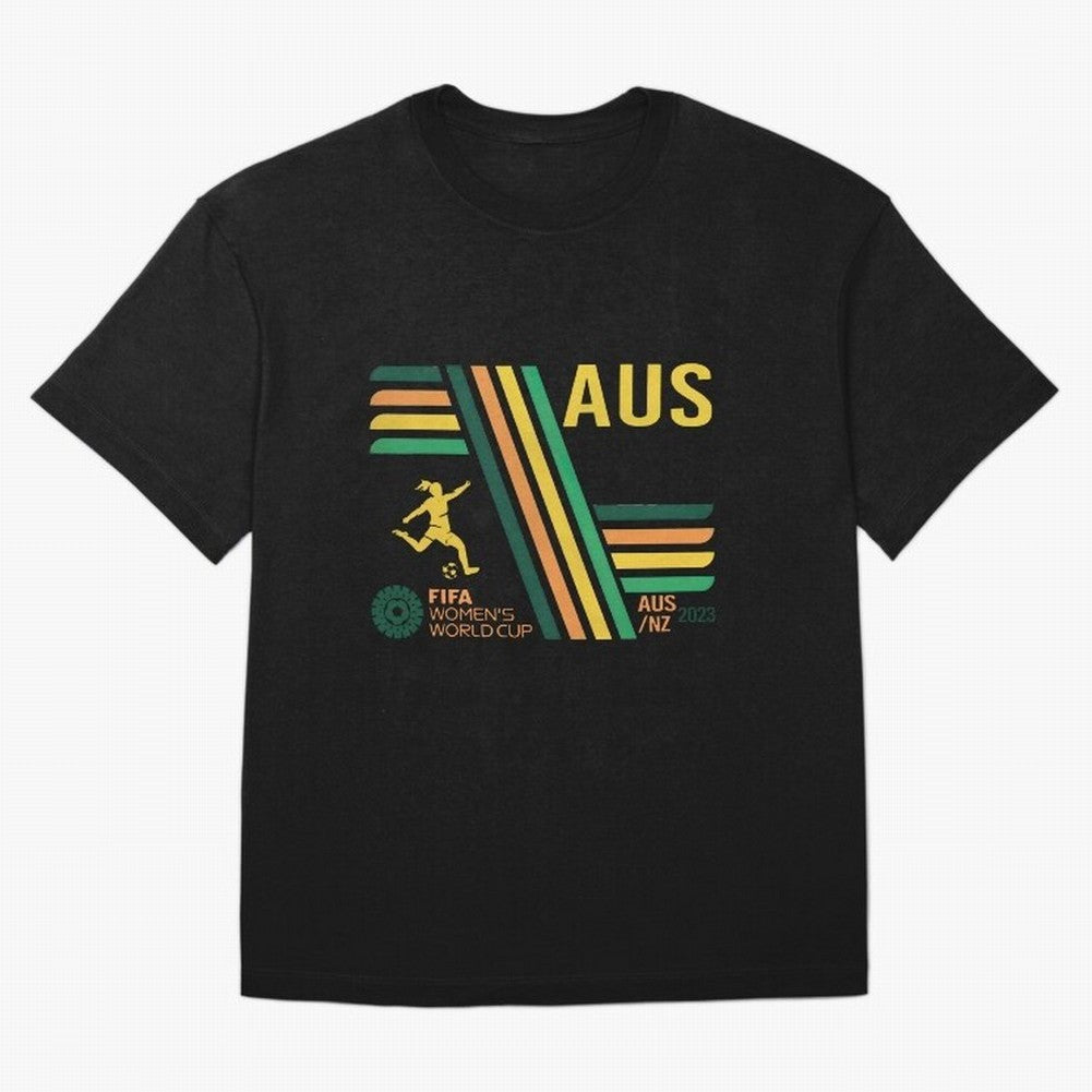 Australia Women's World Cup Oversized T-Shirt Honor Match Day Hype around FIFA World Cup 2026, Haaland and Mbappe, France, Sports Nostalgia, International Competition, Famous Players and Unforgettable Victories; Perfect for Fans, Collectors, Family
