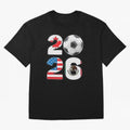 2026 North America Football Massive Event Soccer Ball Oversized T-Shirt Celebrate Classic Football Spirit in Global Football Passion for FIFA World Cup 2026 USA Canada Mexico, Celebrating Mbappe and Neymar, Argentina, Game Day Rituals, Football
