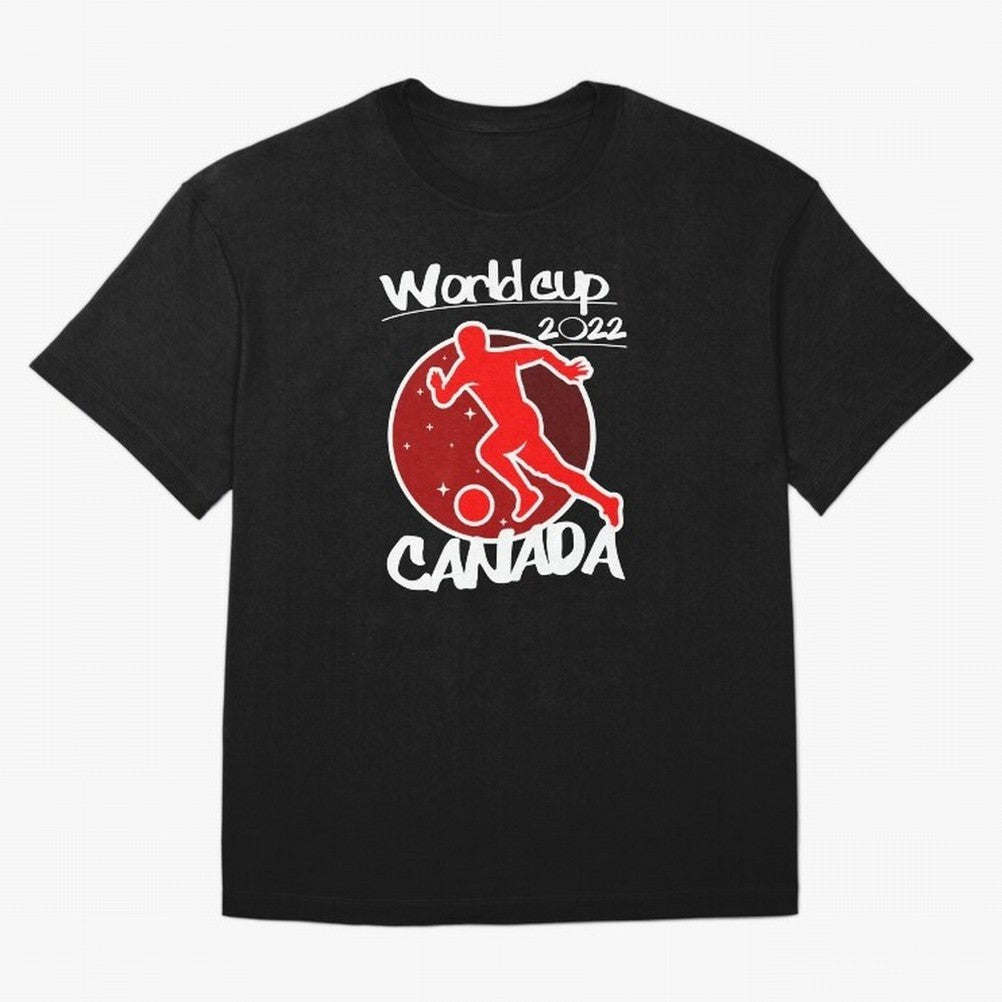 Canada World Cup 2022 Oversized T-Shirt Honor the Football Icons of Match Day Hype around FIFA World Cup 2026 USA Canada Mexico, Messi, England, Football Passion, Legendary Performances, Festival Vibes and Supporter Community; Great for Watch